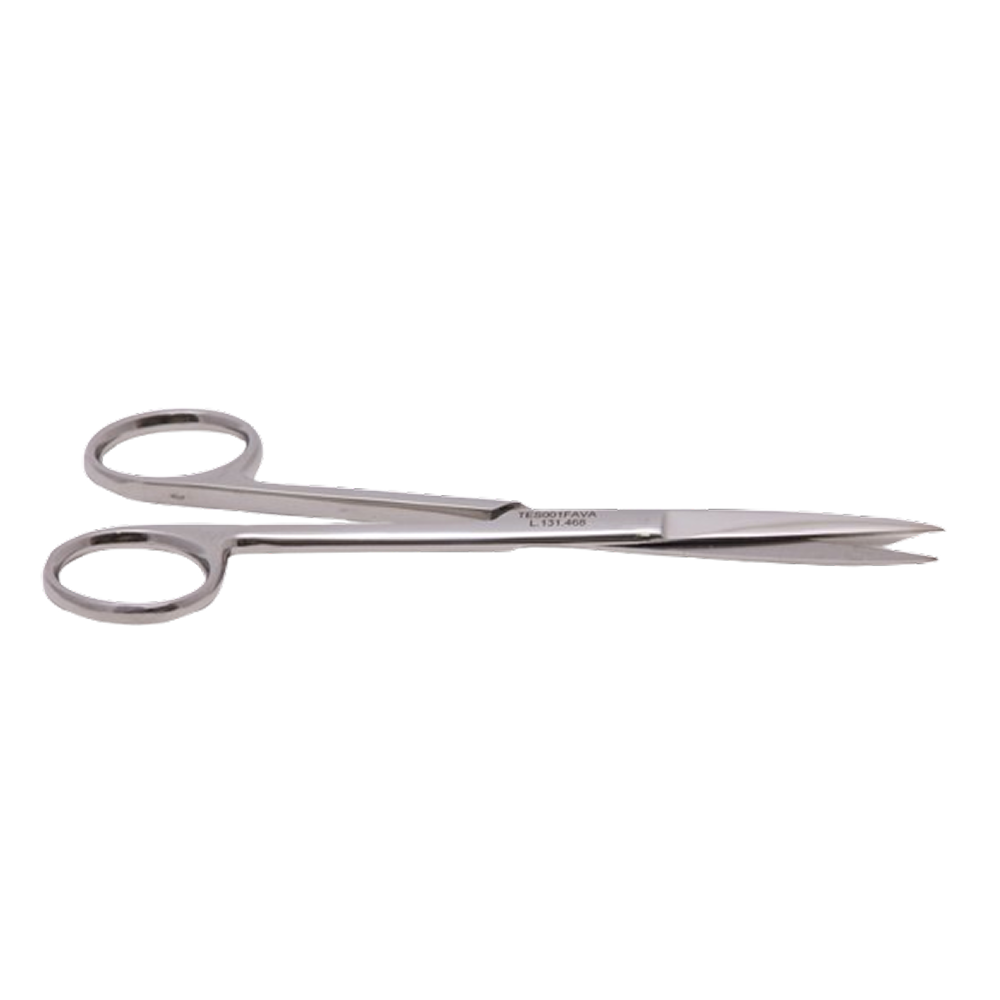 Tesoura Cirurg. Fina/Fina Reta 15CM