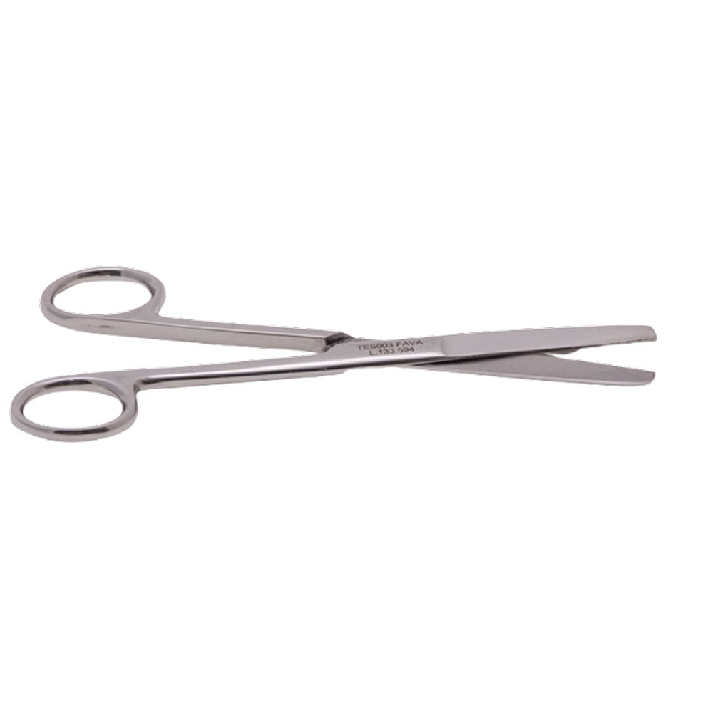 Tesoura Cirurg. Romba Reta 15CM