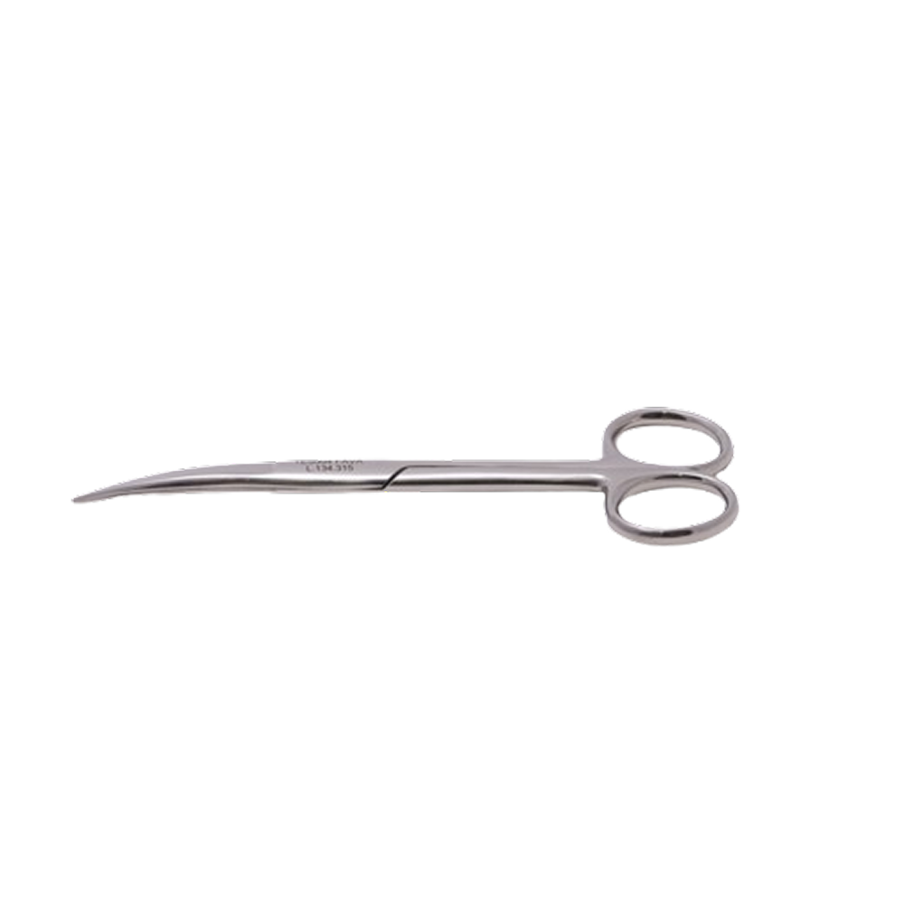 Tesoura Cirurg. Fina/Fina Curva 15CM