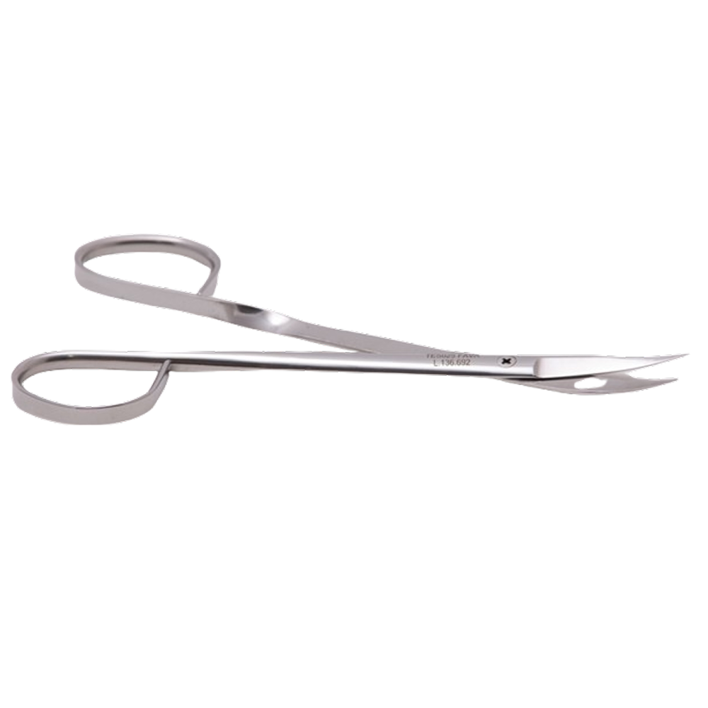 Tesoura Gold. Fox Curva 13,5CM - STEEL PLATE