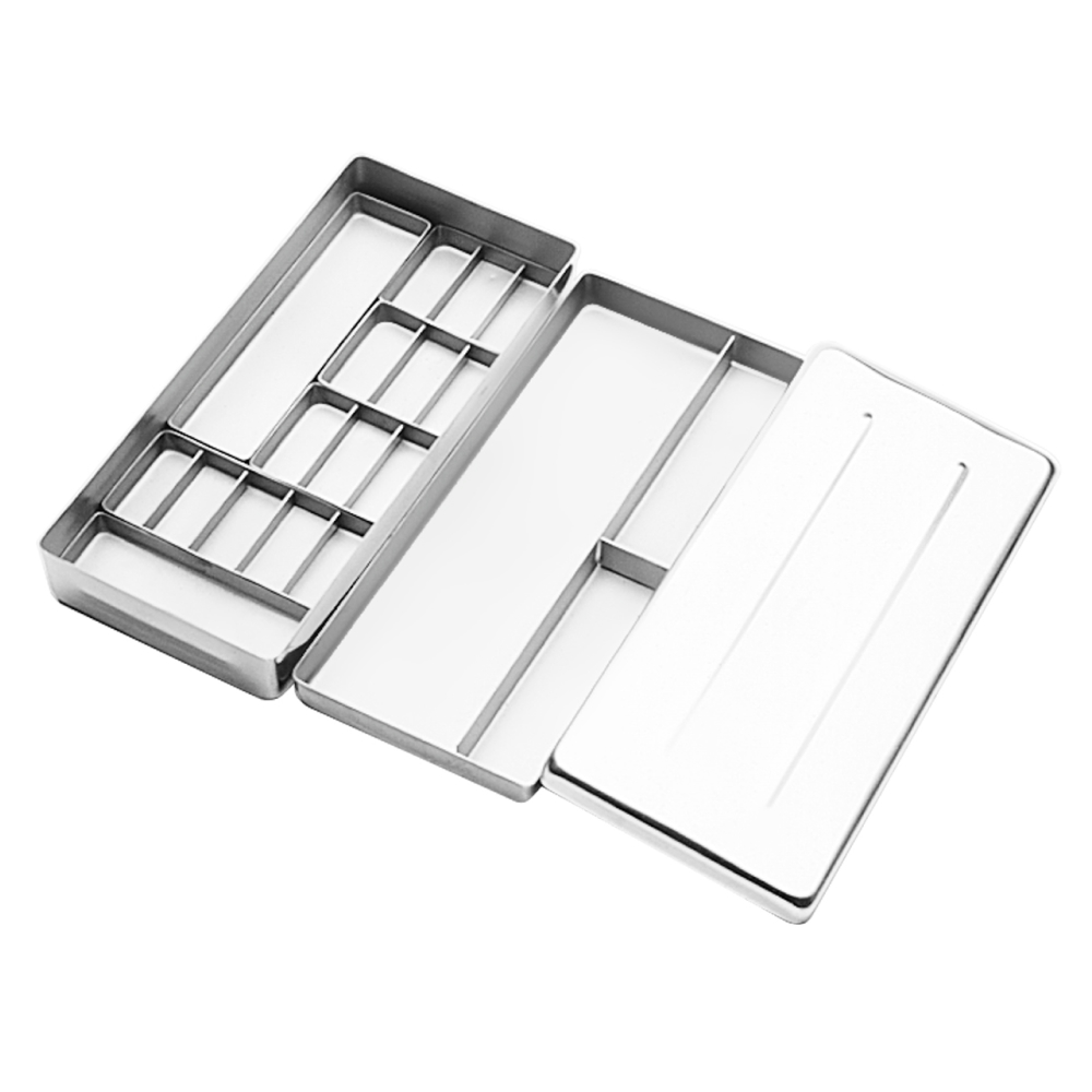 Estojo Inox Endodontia 22.5x10.5x3cm