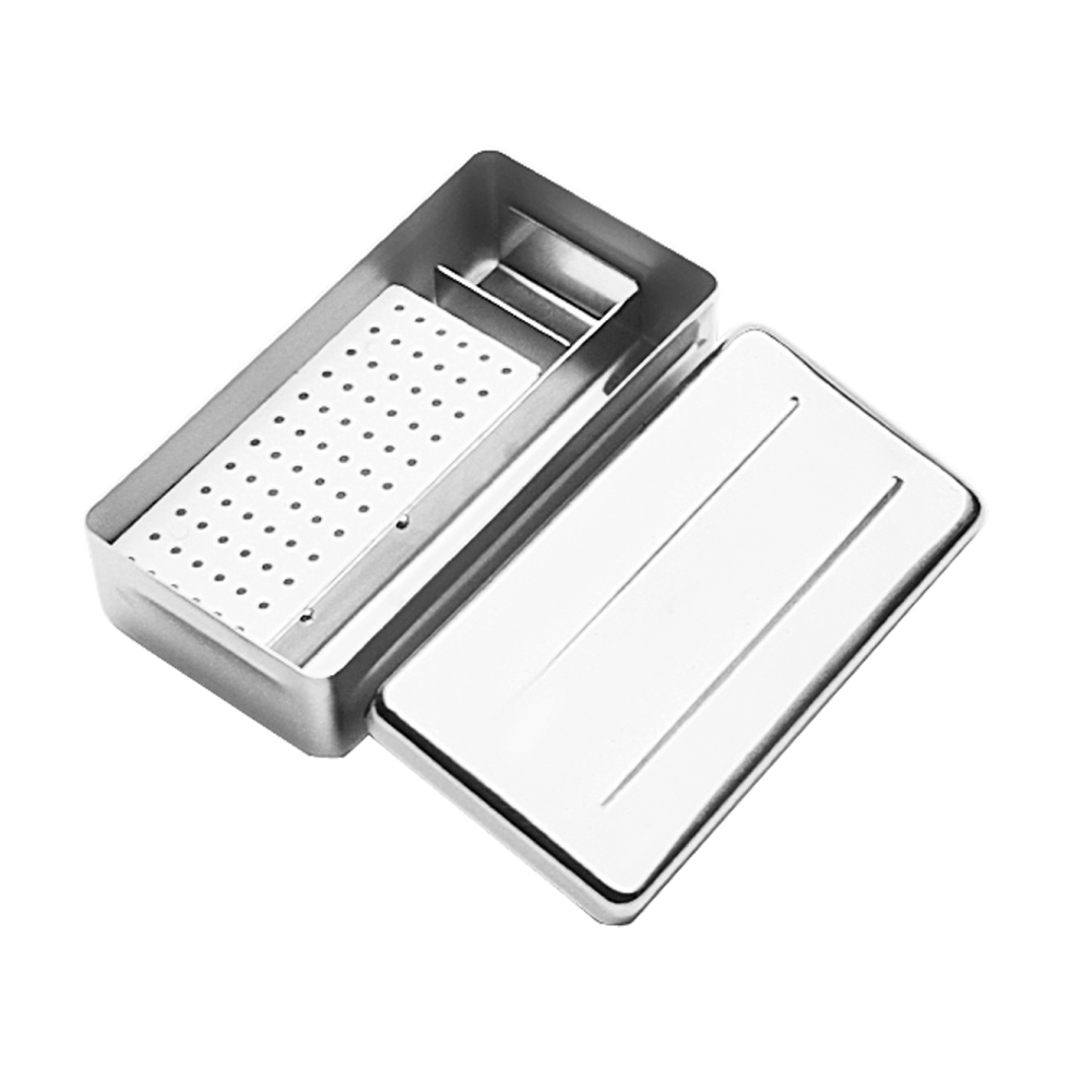 Estojo Inox Endodontia 72 Furos Placa Alumínio