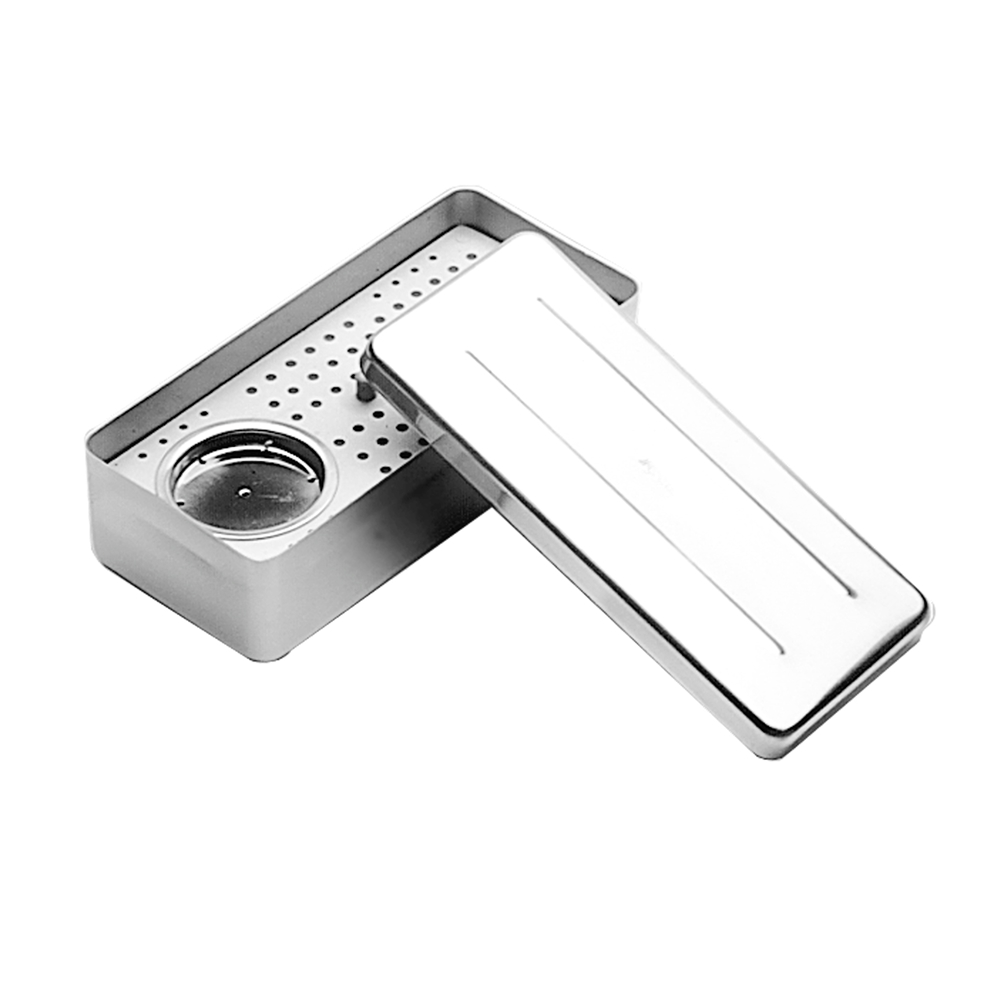 Estojo Inox Endodontia 72 Furos Placa Alumínio Compacto