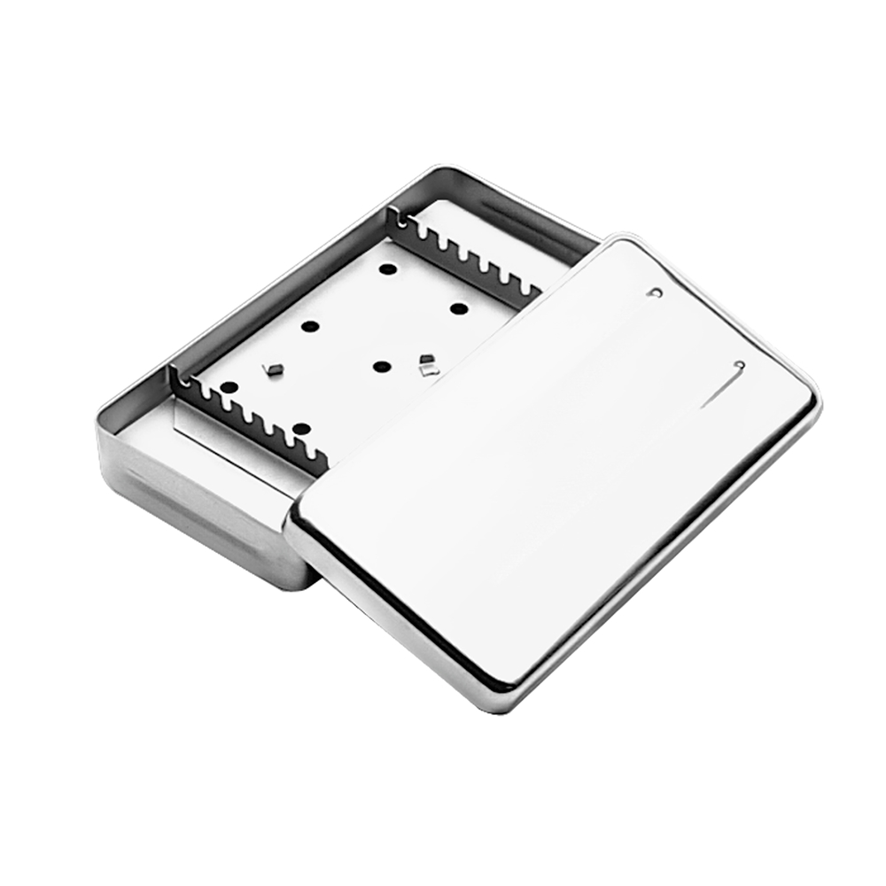 Estojo Inox Periodontia Estante Móvel 8 Instrumentos