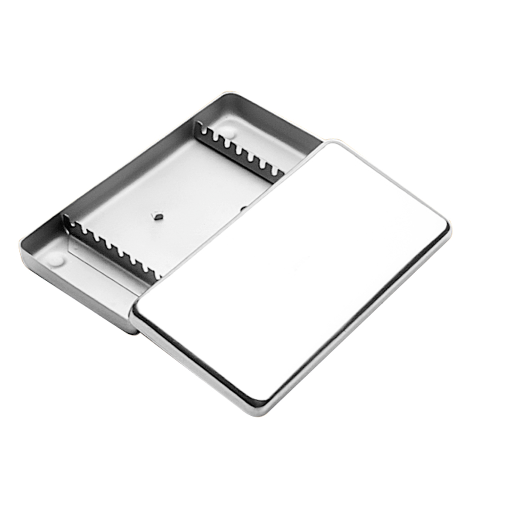Estojo Inox Periodontia Suporte 8 Instrumentos e Sonda